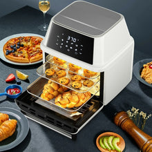 Load image into Gallery viewer, 19 QT Multi-functional Air Fryer Oven 1800W Dehydrator Rotisserie-White

