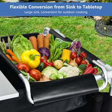 Load image into Gallery viewer, Portable Camp Kitchen and Sink Table
