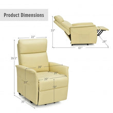 Load image into Gallery viewer, Electric Power Lift Recliner Chair with Remote Control-Beige
