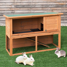 Load image into Gallery viewer, Large Garden Backyard Wooden Chicken Coop Rabbit Hutch
