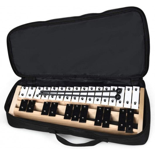 27 Note Glockenspiel Xylophone with 2 Rubber Mallets