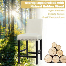 Load image into Gallery viewer, 25&#39;&#39; Kitchen Chairs w/ Rubber Wood Legs-Beige
