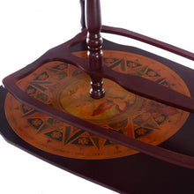 Load image into Gallery viewer, Vintage Globe Wine Stand Bottle Rack with Extra Shelf
