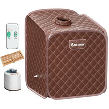 Load image into Gallery viewer, 2L Portable Folding Steam Sauna Spa-Coffee

