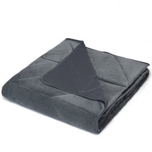 Load image into Gallery viewer, Crystal Velvet Fabric Weighted Blanket with Glass Beads-15 lbs
