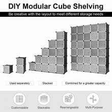 Load image into Gallery viewer, DIY 30 Cube Portable Closet Clothes Wardrobe Cabinet
