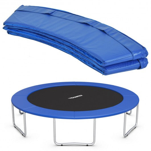 10FT Waterproof Safety Trampoline  Bounce Frame Spring Cover-Navy