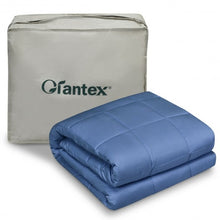 Load image into Gallery viewer, 15 lbs 48" x 72" Premium Cooling Heavy Weighted Blanket-Blue
