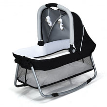 Load image into Gallery viewer, 4 in 1 Convertible Portable Baby Playard w/ Toys &amp; Music Center-Rose
