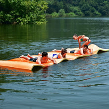 Load image into Gallery viewer, 12’ x 6’ 3 Layer Floating Water Pad-Orange
