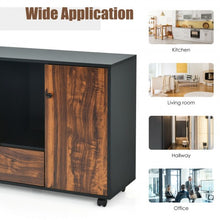 Load image into Gallery viewer, Lateral Mobile Filing Open Cabinet Large Printer Stand with 2 Drawers
