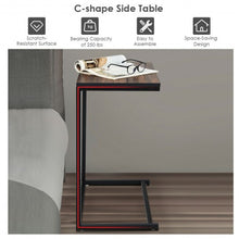 Load image into Gallery viewer, 26&quot; Beside Sofa Laptop Holder End Stand Desk-Brown
