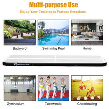 Load image into Gallery viewer, 15FT Air Track Inflatable Gymnastics Tumbling Mat -Black

