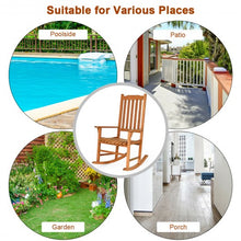 Load image into Gallery viewer, Outdoor Rocking Chair Single Rocker for Patio Deck

