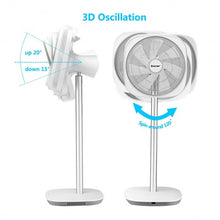 Load image into Gallery viewer, Energy Saving 3D Oscillation DC Stand Fan with Remote Control
