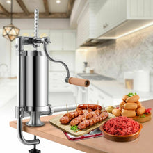Load image into Gallery viewer, 1.5 L Stainless Steel Vertical Sausage Stuffer Maker
