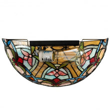 Load image into Gallery viewer, Tiffany-Style 1-Light Wall lamp w/ 12" Lampshade
