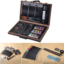 Load image into Gallery viewer, 80-Piece Art Set Drawing Accessories with Wood Case
