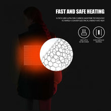 Load image into Gallery viewer, Men&#39; &amp; Women&#39; Electric USB Heated  Sleeveless Vest-Black-XXXL

