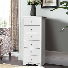 Load image into Gallery viewer, 6 Drawers Chest Dresser Clothes Storage Bedroom Furniture Cabinet-White
