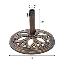 Load image into Gallery viewer, 17 3/4&quot; Round Umbrella Base Stand
