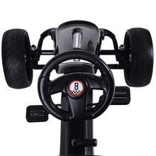 Load image into Gallery viewer, Outdoor Kids 4 Wheel Pedal Powered Riding Kart Car-Black
