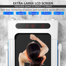Load image into Gallery viewer, 2.25HP 3-in-1 Folding Treadmill with Table Speaker Remote Control-White
