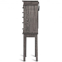 Load image into Gallery viewer, Standing Jewelry Cabinet Storage Organizer with Wooden Legs
