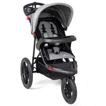 Load image into Gallery viewer, Foldable Lightweight All-terrain Baby Stroller with Holder-Gray
