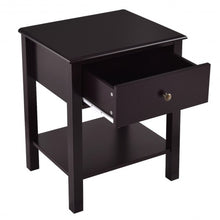 Load image into Gallery viewer, Brown Nightstand End Table

