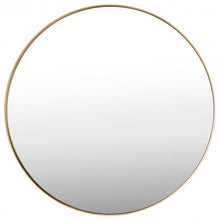Load image into Gallery viewer, 27.5&quot; Modern Metal Wall-Mounted Round Mirror for Bathroom-Golden
