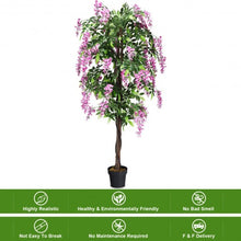 Load image into Gallery viewer, 6-Feet Artificial Wistera Silk Indoor-Outdoor Tree
