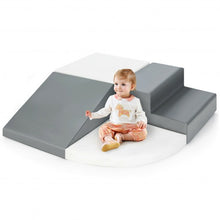 Load image into Gallery viewer, 4-Piece Indoor Toddler Playtime Corner Climber Play Set-White
