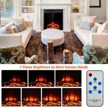 Load image into Gallery viewer, 22.5&quot; Electric Fireplace Insert Freestanding and Recessed Heater
