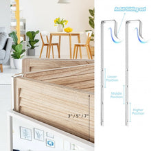 Load image into Gallery viewer, Full Length Metal Door Mirror with Adjustable Hook-White
