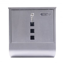 Load image into Gallery viewer, Wall Mounted Steel Mail Box with Newspaper Roll
