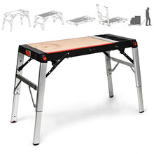 Load image into Gallery viewer, 5 in 1 Multipurpose Folding Workbench Portable Scaffold Carrier

