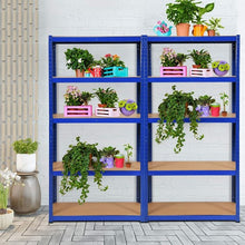 Load image into Gallery viewer, 2 Pcs Storage Shelves Garage Shelving Units Tool Utility Shelves-Navy
