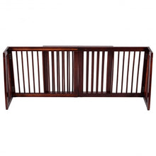 Load image into Gallery viewer, Folding Adjustable Free Standing 3 Panel Wood Fence
