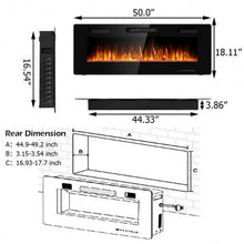 Load image into Gallery viewer, 50&quot; Electric Fireplace Recessed Ultra Thin Wall Mounted Heater
