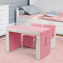 Load image into Gallery viewer, Multi-functional Kids Sofa Table Chair Set-Pink
