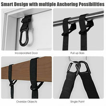 Load image into Gallery viewer, Bodyweight Fitness Resistance Straps Trainer with Adjustable Length
