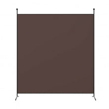 Load image into Gallery viewer, Single Panel Room Divider Privacy Partition Screen for Office Home-Coffee
