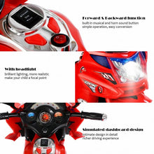 Load image into Gallery viewer, 3 Wheel Kids 6V Battery Powered Electric Motorcycle Red

