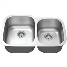 Load image into Gallery viewer, 32&quot; Stainless Steel Double Bowl Kitchen Sink
