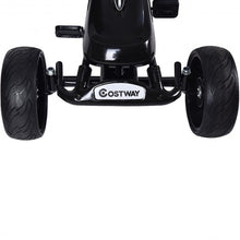 Load image into Gallery viewer, Outdoor Kids 4 Wheel Pedal Powered Riding Kart Car-Black
