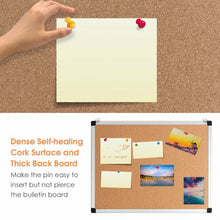 Load image into Gallery viewer, 1 or 3 Pack 24&quot; x 18&quot; Cork Board Set with 10 Thumb Tacks-1 Pack
