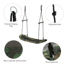 Load image into Gallery viewer, Saucer Tree Swing Surf Kids Outdoor Adjustable Swing Set
