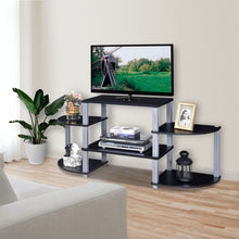 Load image into Gallery viewer, 3-Cube Flat Screen TV Stand Storage Shelves-Black
