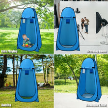 Load image into Gallery viewer, Pop Up Camping Shower Toilet Changing Room Tent-Blue
